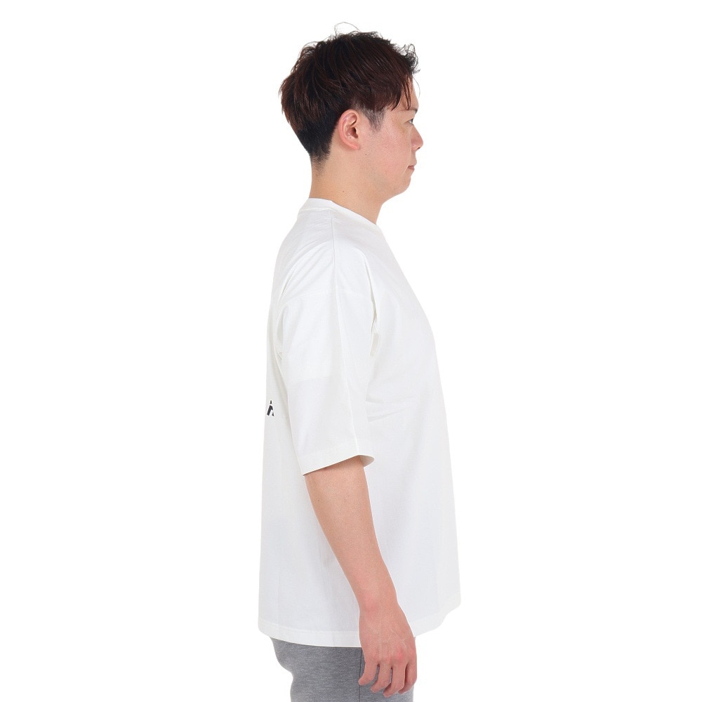 デュアリグ（DUARIG）（メンズ）ポリ天竺プリント 半袖Tシャツ 4S0012-TRCT-863HD WHT