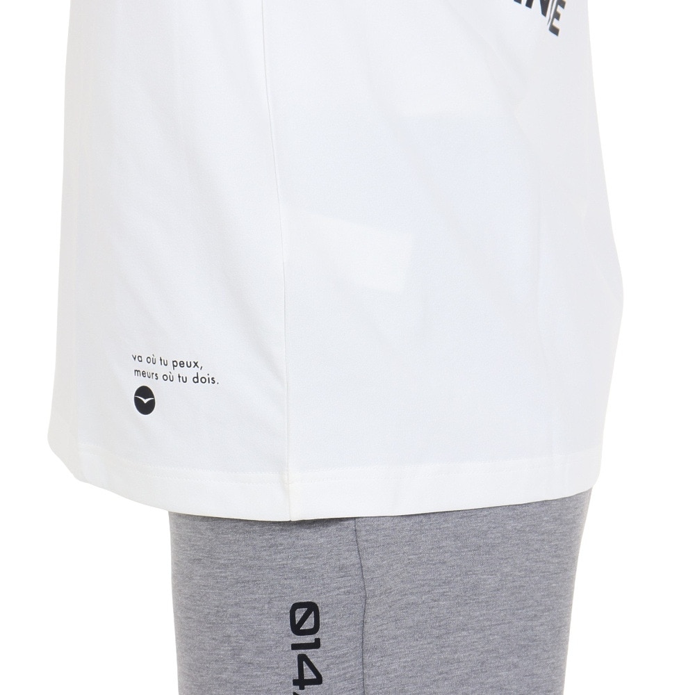 デュアリグ（DUARIG）（メンズ）ポリ天竺プリント 半袖Tシャツ 4S0012-TRCT-863HD WHT