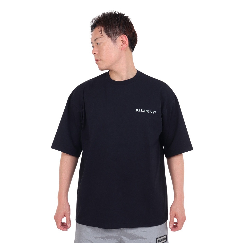 デュアリグ（DUARIG）（メンズ）ポリ天竺プリントTシャツ 4S0014-TRCT-863HD BLK