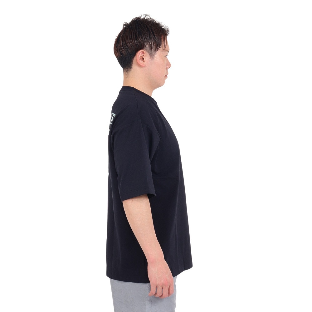 デュアリグ（DUARIG）（メンズ）ポリ天竺プリントTシャツ 4S0014-TRCT-863HD BLK