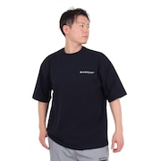 (メンズ)ポリ天竺プリントTシャツ 4S0014-TRCT-863HD BLK
