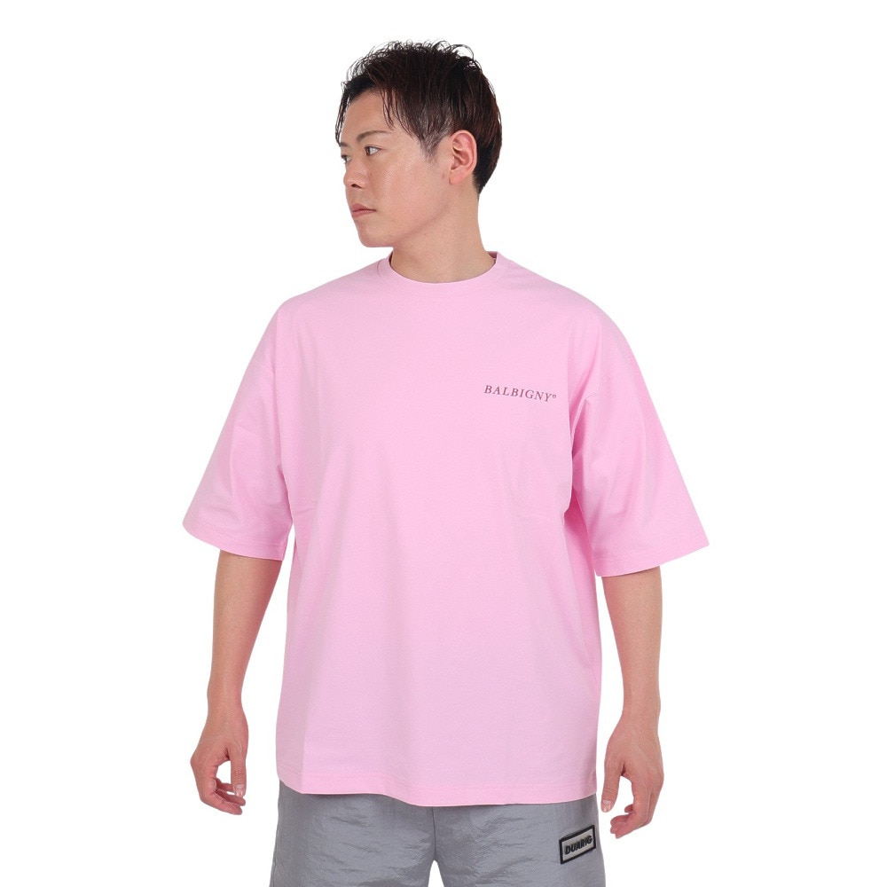 デュアリグ（DUARIG）（メンズ）ポリ天竺プリントTシャツ 4S0014-TRCT-863HD PNK