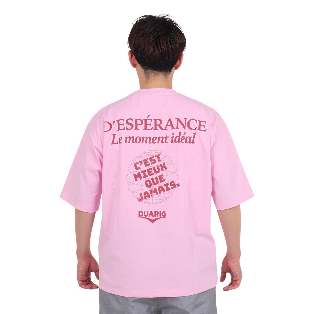 デュアリグ（DUARIG）（メンズ）ポリ天竺プリントTシャツ 4S0014-TRCT-863HD PNK