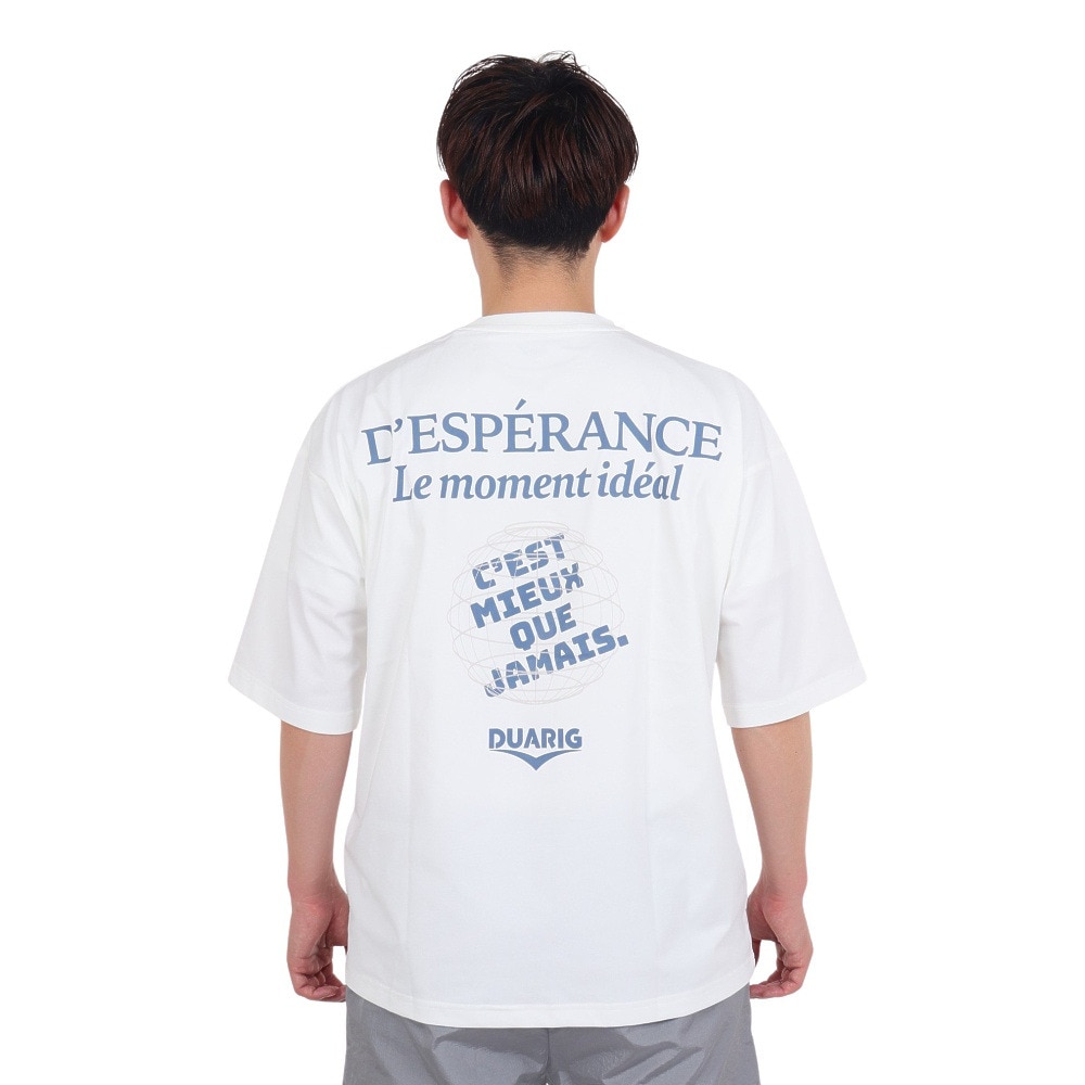 デュアリグ（DUARIG）（メンズ）ポリ天竺プリントTシャツ 4S0014-TRCT-863HD WHT