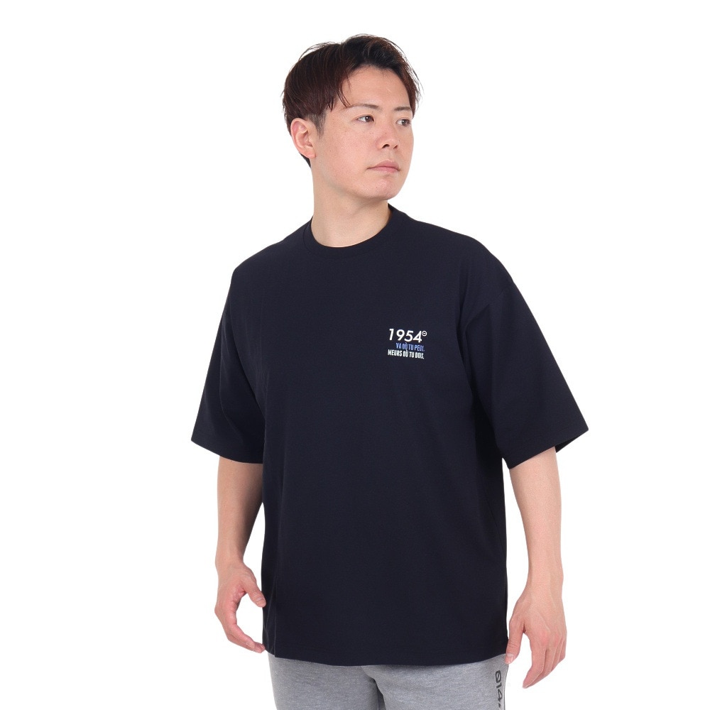 デュアリグ（DUARIG）（メンズ）ポリ天竺プリントTシャツ 4S0015-TRCT-863HD BLK