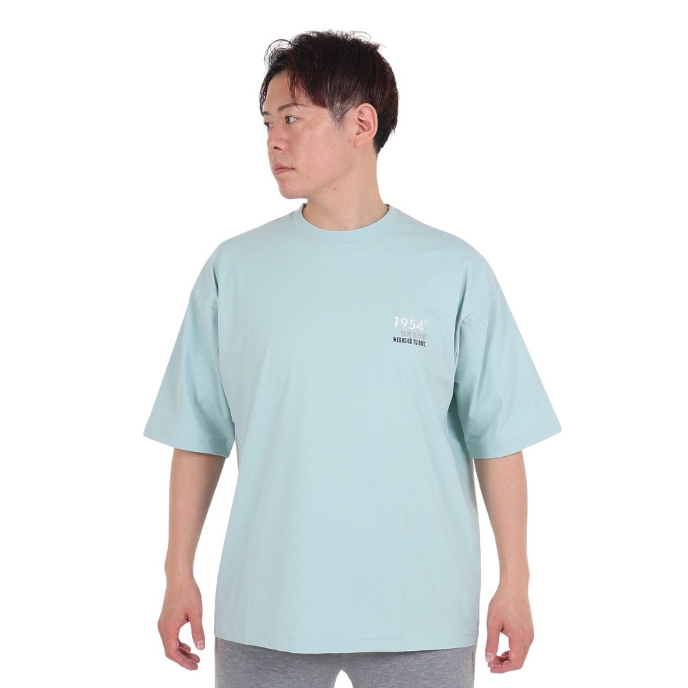 デュアリグ（DUARIG）（メンズ）ポリ天竺プリントTシャツ 4S0015-TRCT-863HD BLU