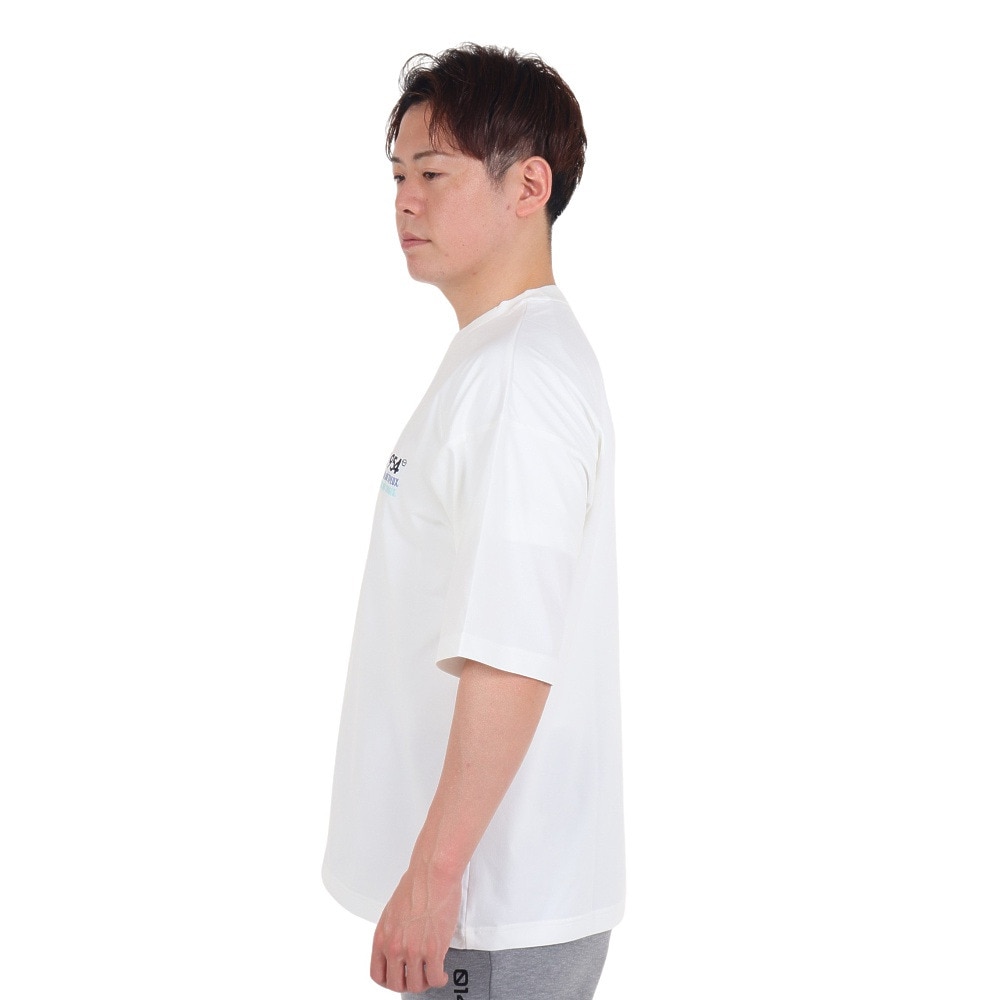デュアリグ（DUARIG）（メンズ）ポリ天竺プリントTシャツ 4S0015-TRCT-863HD WHT