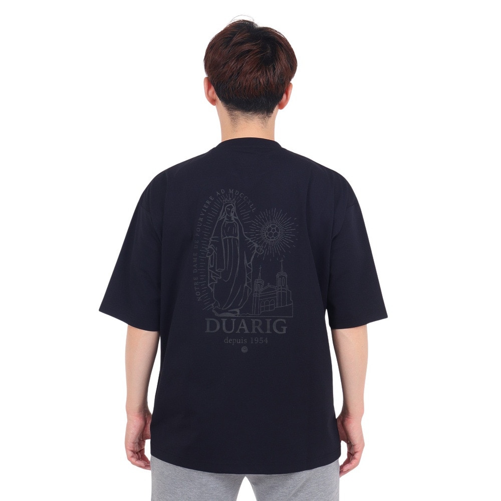 デュアリグ（DUARIG）（メンズ）ポリ天竺プリントTシャツ 4S0017-TRCT-863HD BLK