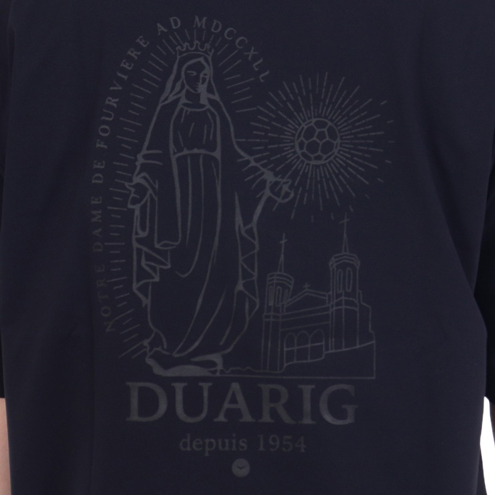 デュアリグ（DUARIG）（メンズ）ポリ天竺プリントTシャツ 4S0017-TRCT-863HD BLK