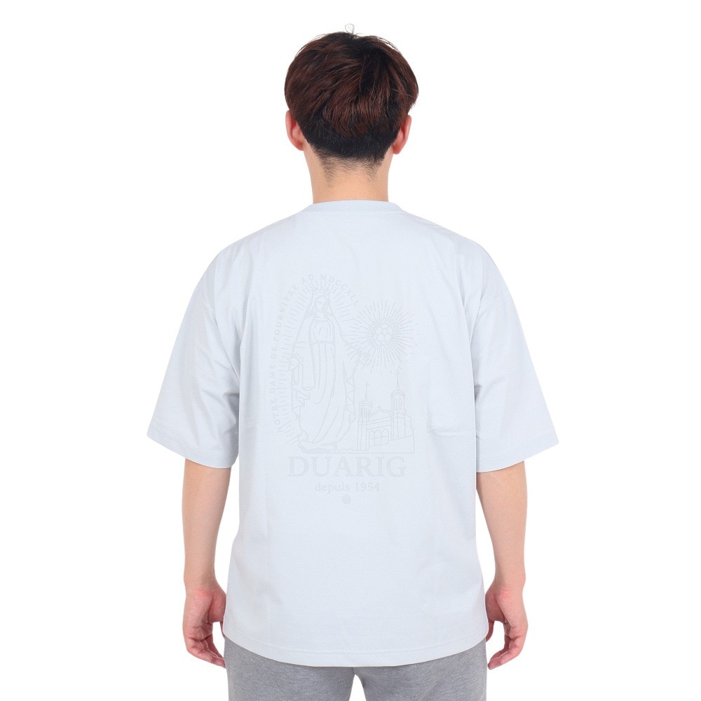 デュアリグ（DUARIG）（メンズ）ポリ天竺プリントTシャツ 4S0017-TRCT-863HD GRY