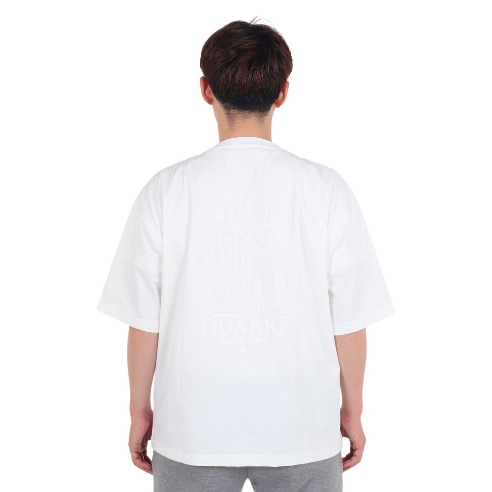 デュアリグ（DUARIG）（メンズ）ポリ天竺プリントTシャツ 4S0017-TRCT-863HD WHT