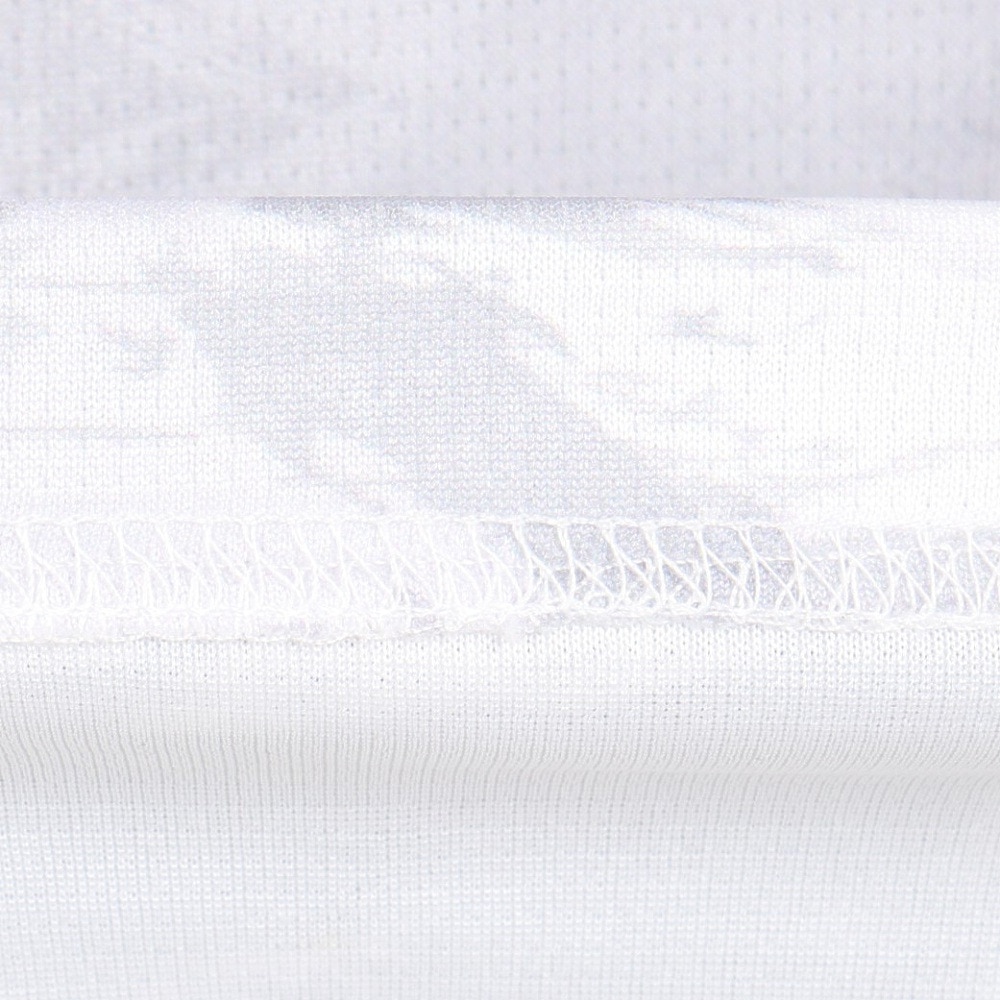 ジローム（GIRAUDM）（メンズ）ドライプラスクール SHINE BLOCK メッシュ半袖Tシャツ CT4S0016-TR863-GRSD WHT