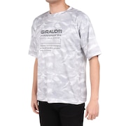 ジローム（GIRAUDM）（メンズ）ドライプラスクール SHINE BLOCK メッシュ半袖Tシャツ CT4S0016-TR863-GRSD WHT
