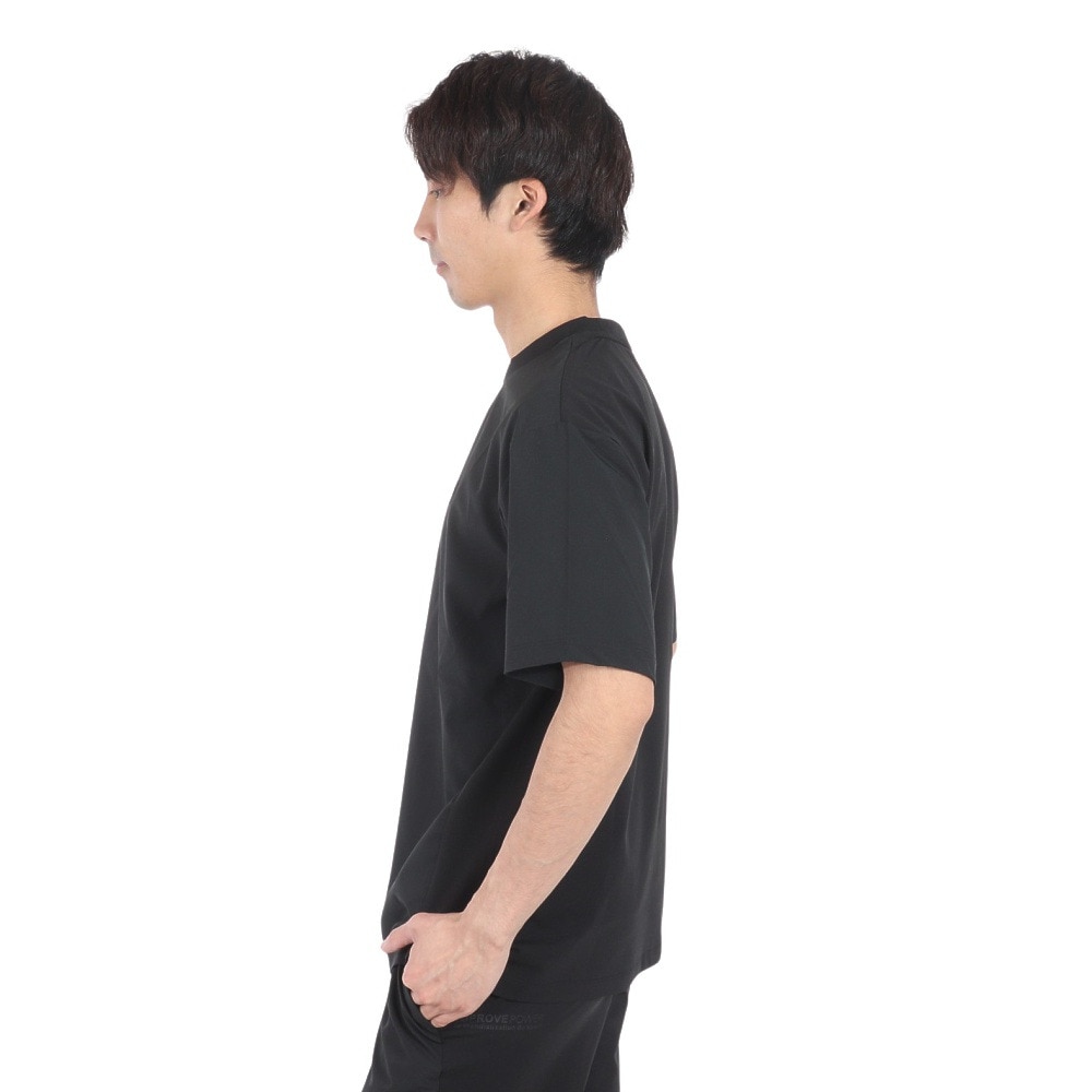 ジローム（GIRAUDM）（メンズ）絶耐撥水 UV WOVEN 半袖Tシャツ CT4S0074-TR863-GRSD BLK