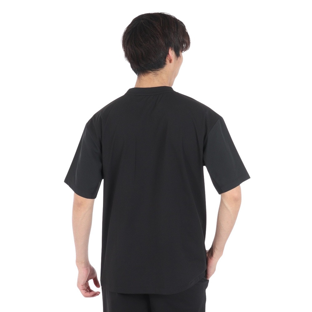 ジローム（GIRAUDM）（メンズ）絶耐撥水 UV WOVEN 半袖Tシャツ CT4S0074-TR863-GRSD BLK
