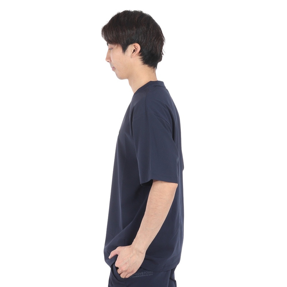 ジローム（GIRAUDM）（メンズ）絶耐撥水 UV WOVEN 半袖Tシャツ CT4S0074-TR863-GRSD NVY