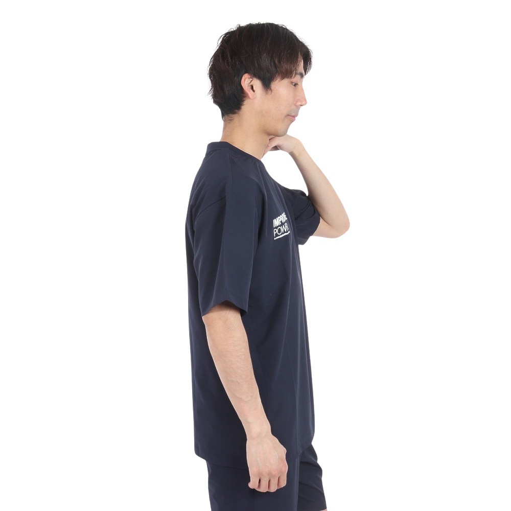 ジローム（GIRAUDM）（メンズ）絶耐撥水 UV WOVEN 半袖Tシャツ CT4S0074-TR863-GRSD NVY