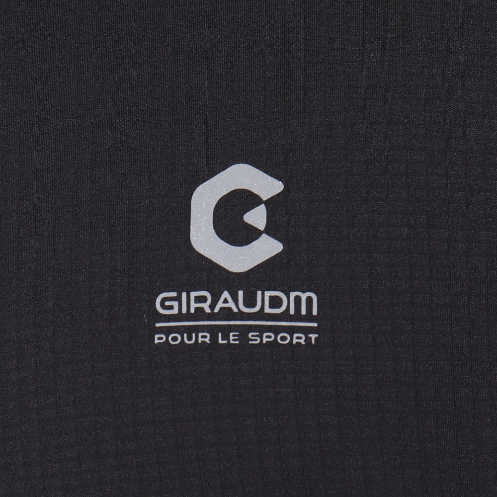 ジローム（GIRAUDM）（メンズ）ワッフルメッシュ半袖Tシャツ CT4S0092-TR863-GRGC BLK