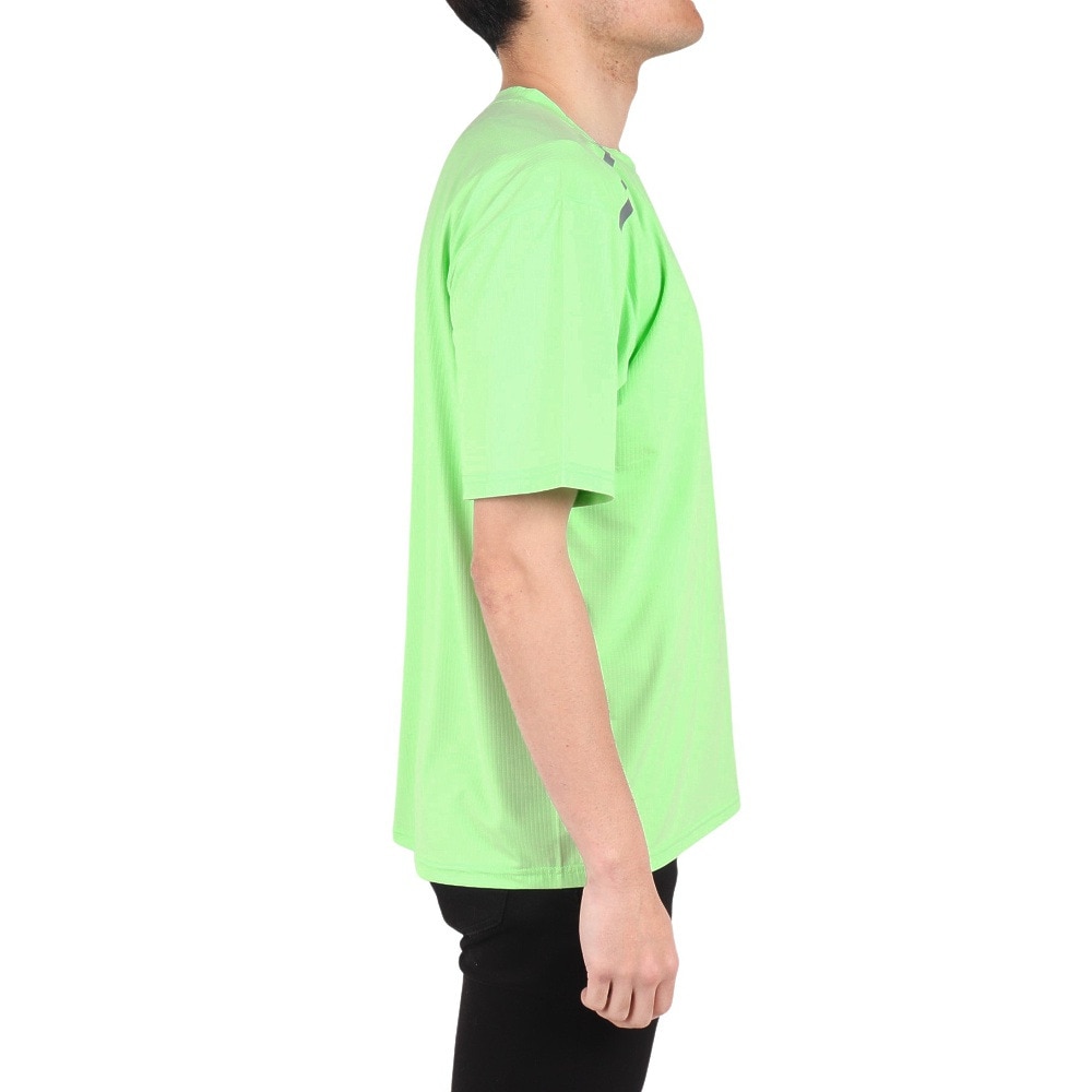 ジローム（GIRAUDM）（メンズ）ワッフルメッシュ半袖Tシャツ CT4S0092-TR863-GRGC GRN