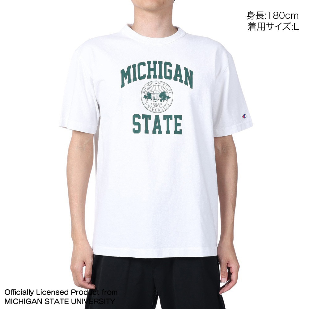 チャンピオン-ヘリテイジ（CHAMPION-HERITAGE）（メンズ）USA ティーテンイレブン MSU Tシャツ 半袖 C5-Z305 010