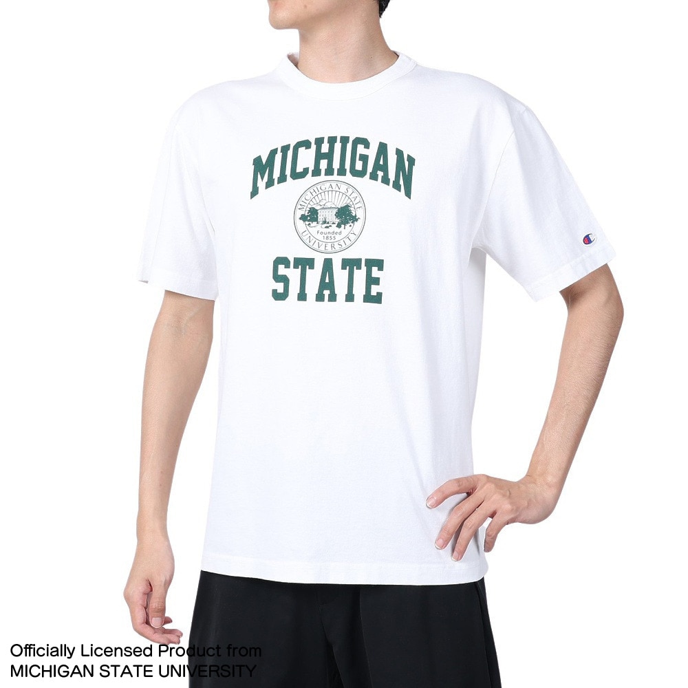 チャンピオン-ヘリテイジ（CHAMPION-HERITAGE）（メンズ）USA ティーテンイレブン MSU Tシャツ 半袖 C5-Z305 010