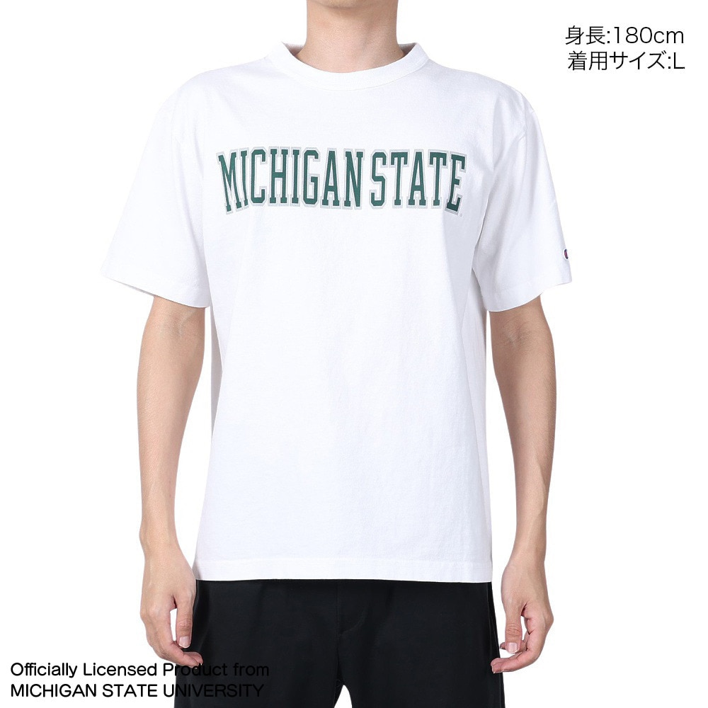 チャンピオン-ヘリテイジ（CHAMPION-HERITAGE）（メンズ）USA ティーテンイレブン MSU Tシャツ 半袖 C5-Z305 014