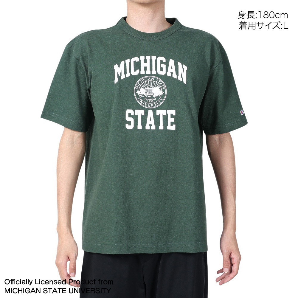 チャンピオン-ヘリテイジ（CHAMPION-HERITAGE）（メンズ）USA ティーテンイレブン MSU Tシャツ 半袖 C5-Z305 542