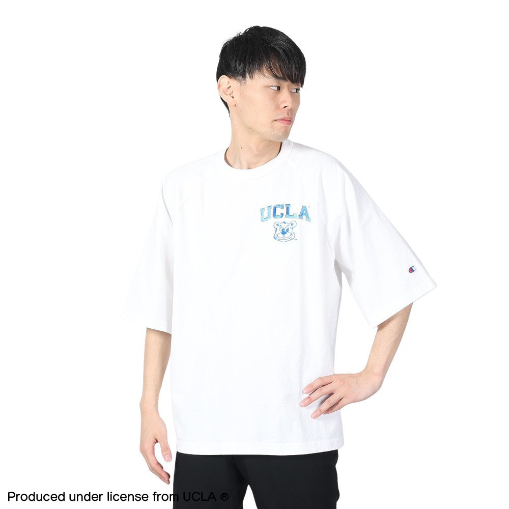 チャンピオン-ヘリテイジ（CHAMPION-HERITAGE）（メンズ）USA ティーテンイレブン カレッジ グラフィック ラグラン 半袖Tシャツ C5-Z307 010