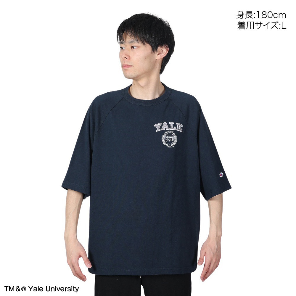 チャンピオン-ヘリテイジ（CHAMPION-HERITAGE）（メンズ）USA ティーテンイレブン カレッジ グラフィック ラグラン 半袖Tシャツ C5-Z307 370