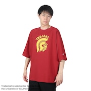 (メンズ)USA ティーテンイレブン カレッジ グラフィック ラグラン 半袖Tシャツ C5-Z307 960