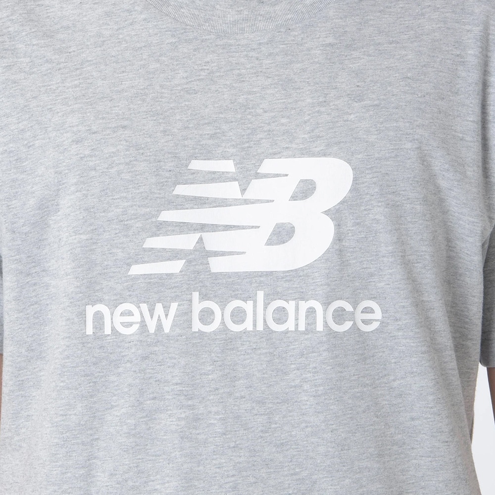 ニューバランス（new balance）（メンズ）大谷選手着用モデル Stacked Logo ショートスリーブTシャツ MT41502AG