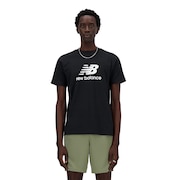 (メンズ)大谷選手着用モデル Stacked Logo ショートスリーブTシャツ MT41502BK