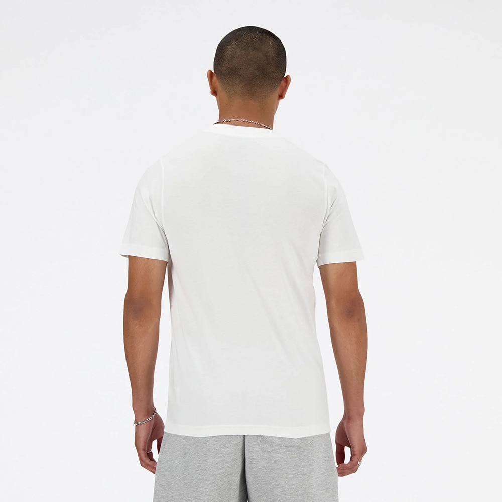 ニューバランス（new balance）（メンズ）大谷選手着用カラー Stacked Logo ショートスリーブTシャツ MT41502WT