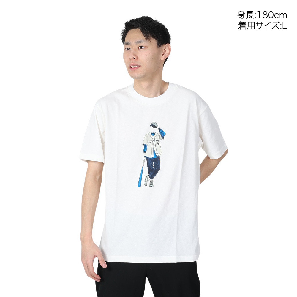 ニューバランス（new balance）（メンズ）Athletics Baseball Style リラックス 半袖Tシャツ MT41577SST