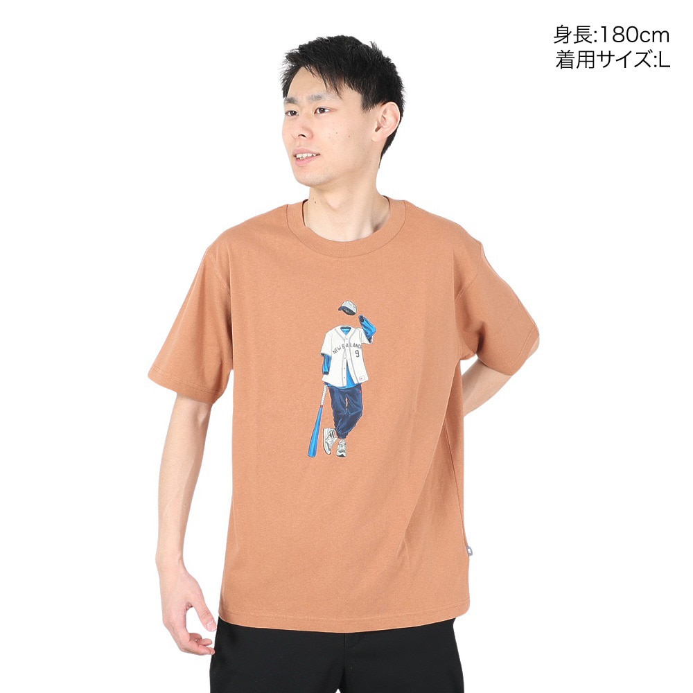ニューバランス（new balance）（メンズ）Athletics Baseball Style リラックス 半袖Tシャツ MT41577WUT
