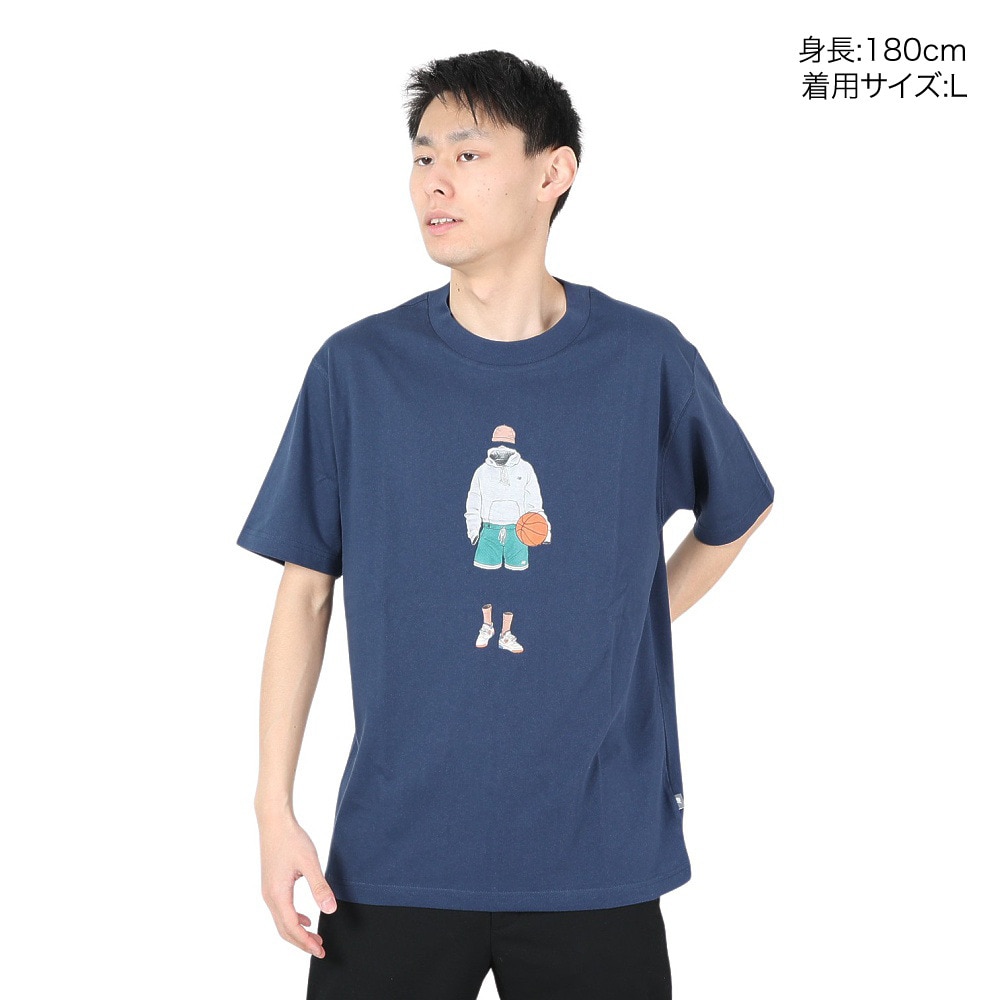 ニューバランス（new balance）（メンズ）Athletics Basketball Style リラックス 半袖Tシャツ MT41578NNY
