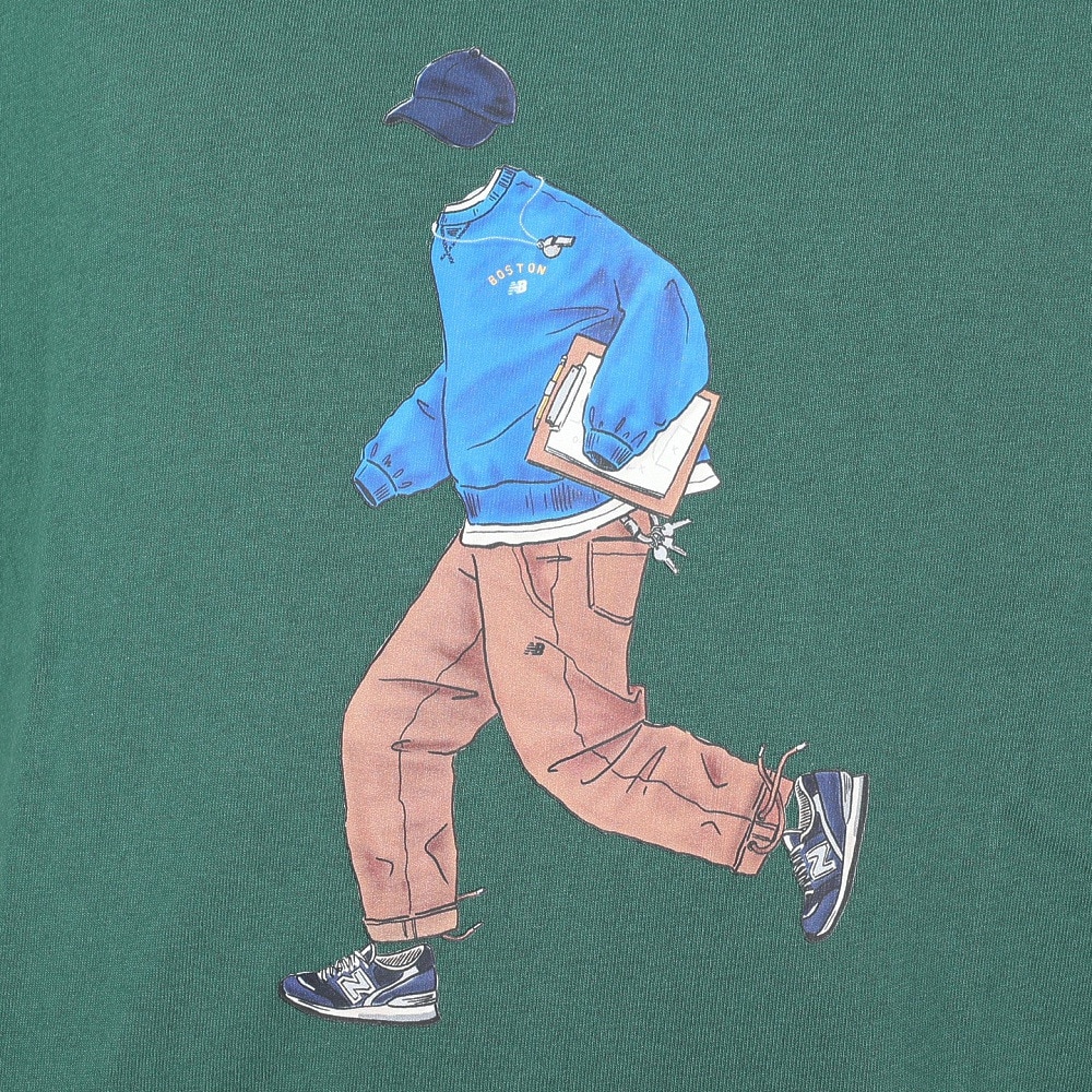 ニューバランス（new balance）（メンズ、レディース）Athletics Sport Style リラックス 半袖Tシャツ MT41579NWG