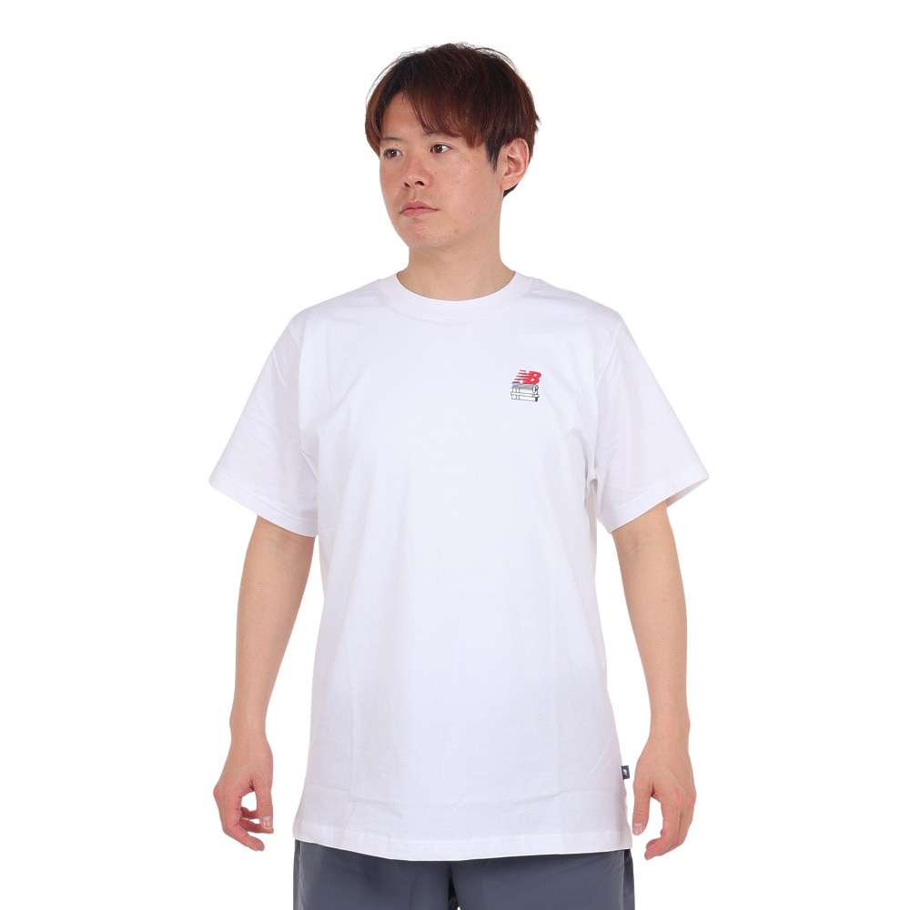 ニューバランス（new balance）（メンズ）New Balance Bookshelf ショートスリーブTシャツ MT41586WT