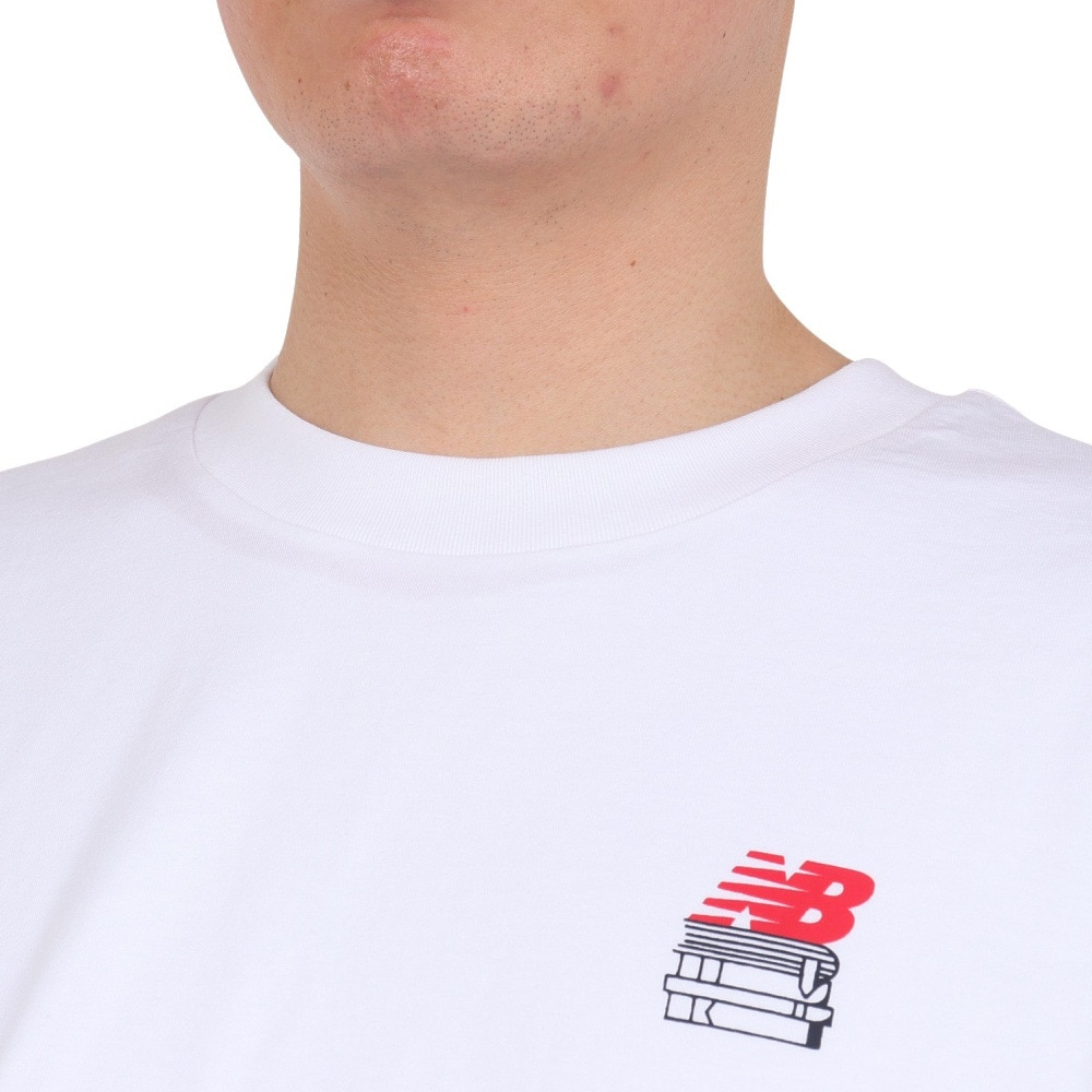 ニューバランス（new balance）（メンズ）New Balance Bookshelf ショートスリーブTシャツ MT41586WT