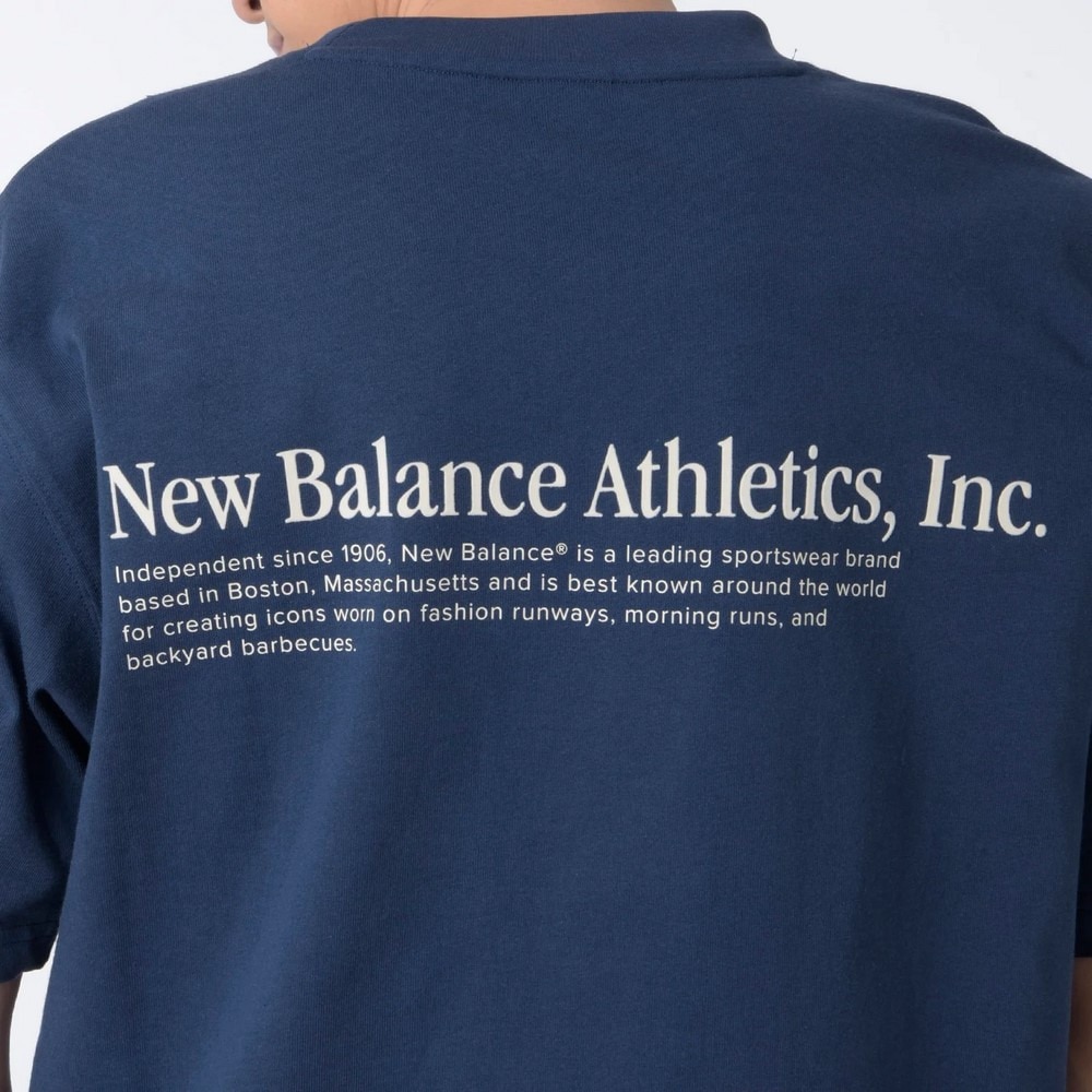 ニューバランス（new balance）（メンズ）Athletics Flocked リラックス 半袖Tシャツ MT41588NNY