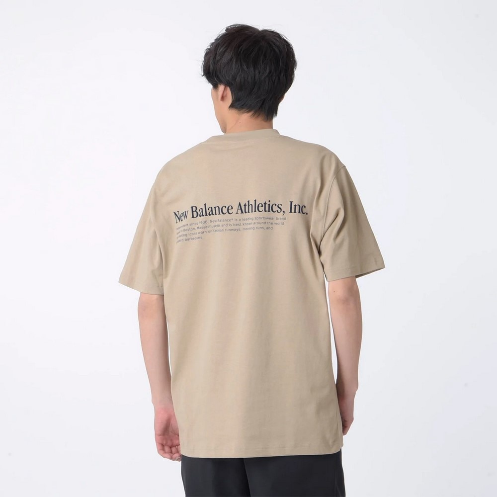 ニューバランス（new balance）（メンズ）Athletics Flocked リラックス 半袖Tシャツ MT41588SOT