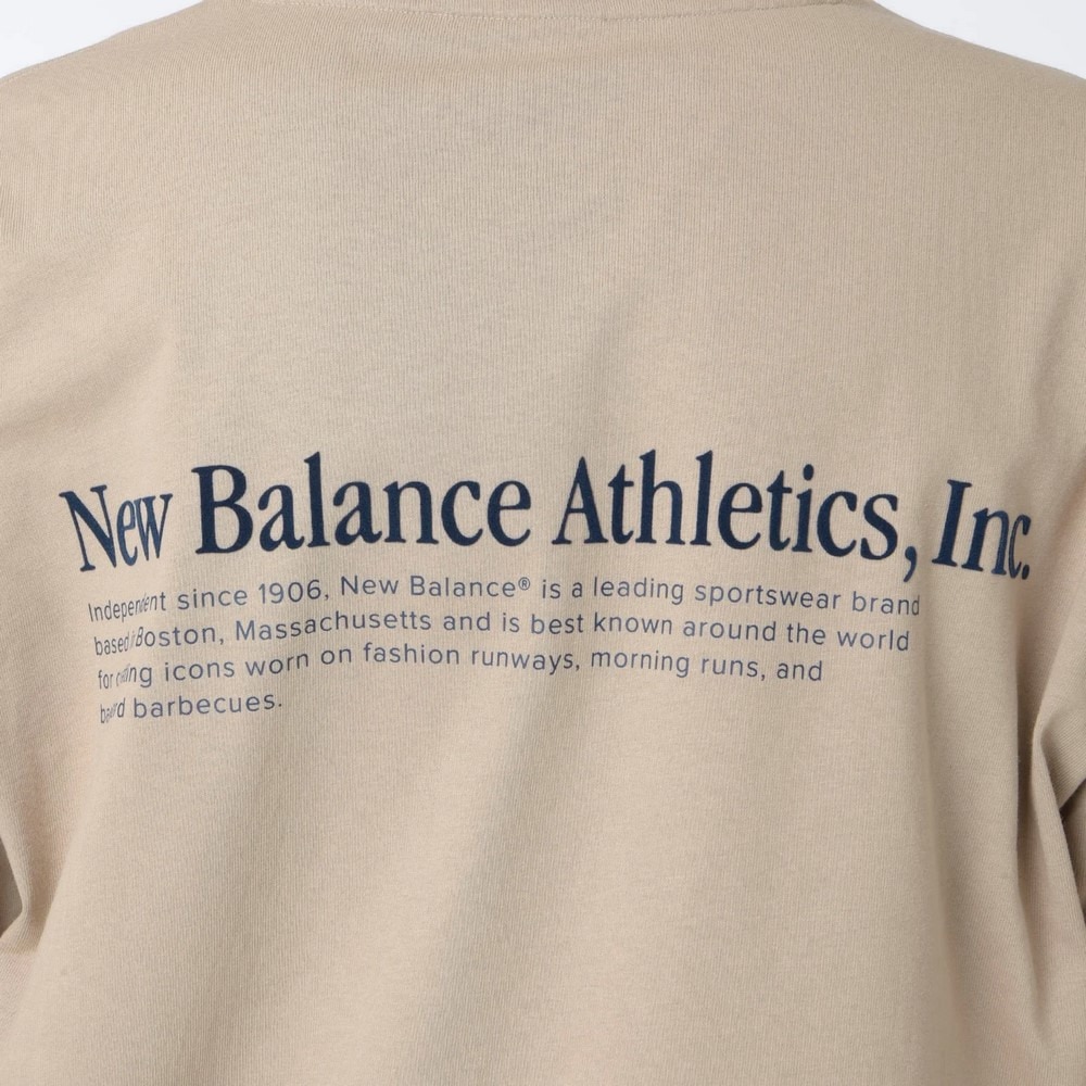 ニューバランス（new balance）（メンズ）Athletics Flocked リラックス 半袖Tシャツ MT41588SOT