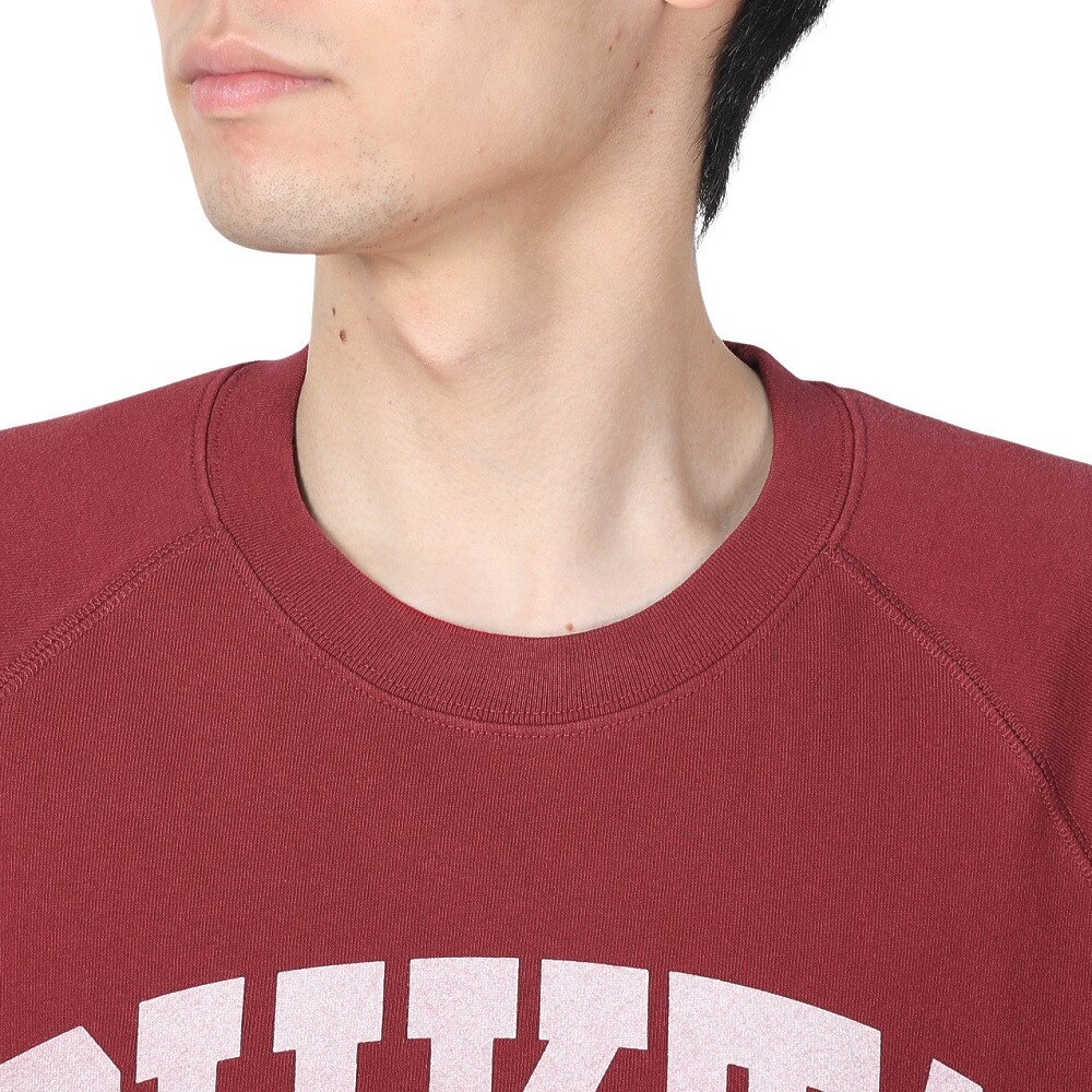 バクタ（BUKTA）（メンズ）裾リブミニ裏毛 半袖Tシャツ BU2345806:39:WINE