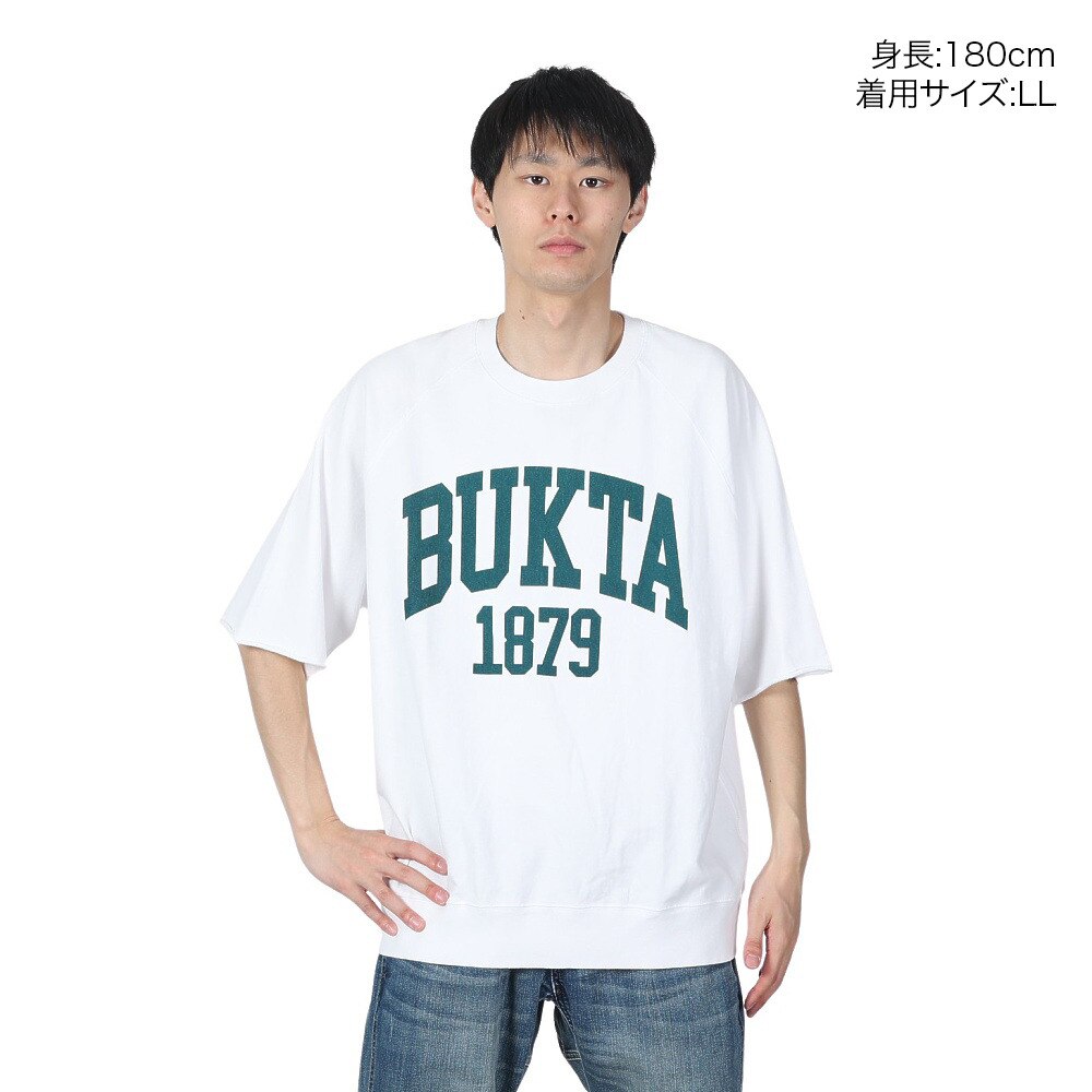 バクタ（BUKTA）（メンズ）裾リブミニ裏毛 半袖Tシャツ BU2345806:5:OFF