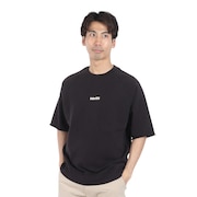 バクタ（BUKTA）（メンズ）裾リブミニ裏毛 半袖Tシャツ BU2345807:19:BLACK