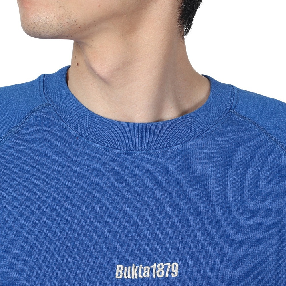 バクタ（BUKTA）（メンズ）裾リブミニ裏毛 半袖Tシャツ BU2345807 74 BLUE