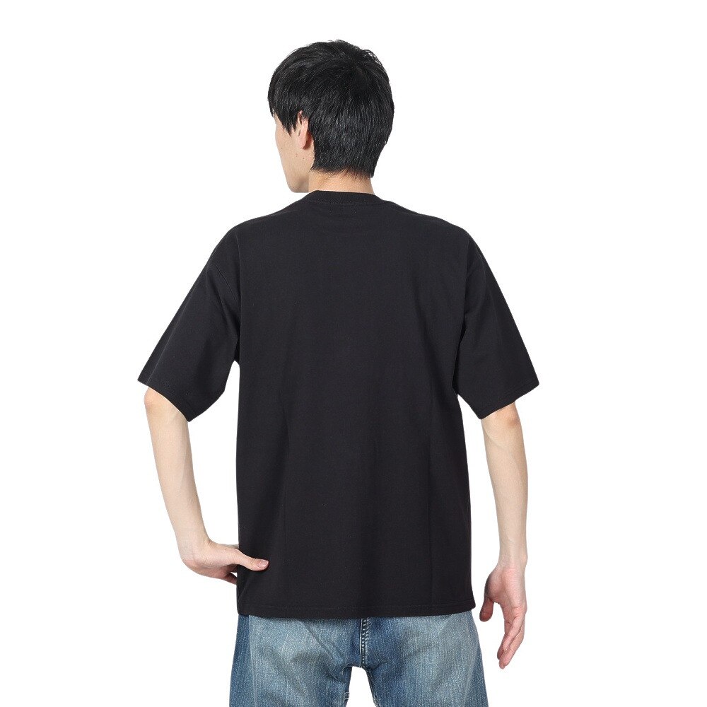 バクタ（BUKTA）（メンズ）プリント 半袖Tシャツ BU2345809:19:BLACK