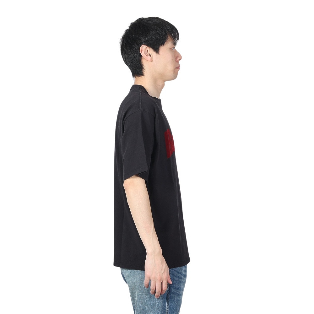 バクタ（BUKTA）（メンズ）プリント 半袖Tシャツ BU2345809:19:BLACK