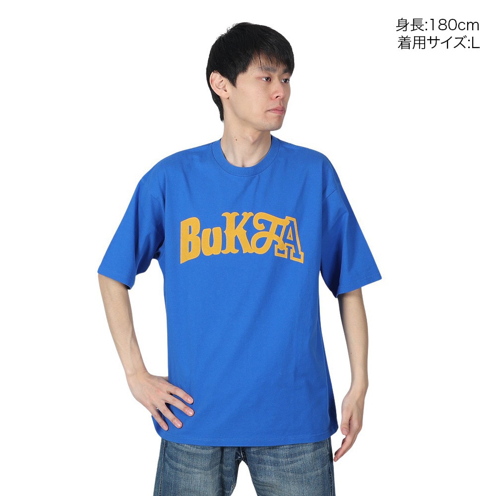 バクタ（BUKTA）（メンズ）プリント 半袖Tシャツ BU2345809:74:BLUE
