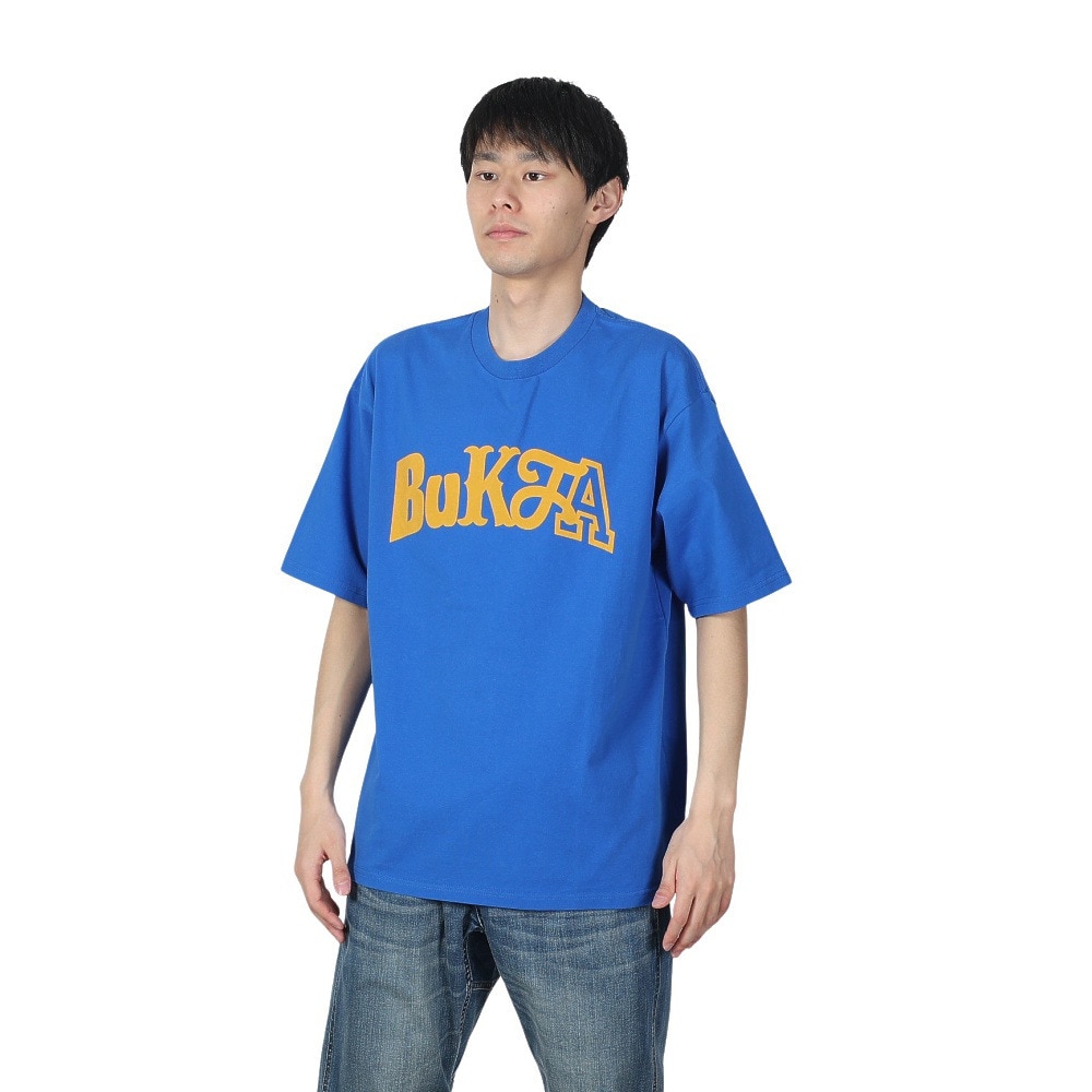 バクタ（BUKTA）（メンズ）プリント 半袖Tシャツ BU2345809:74:BLUE